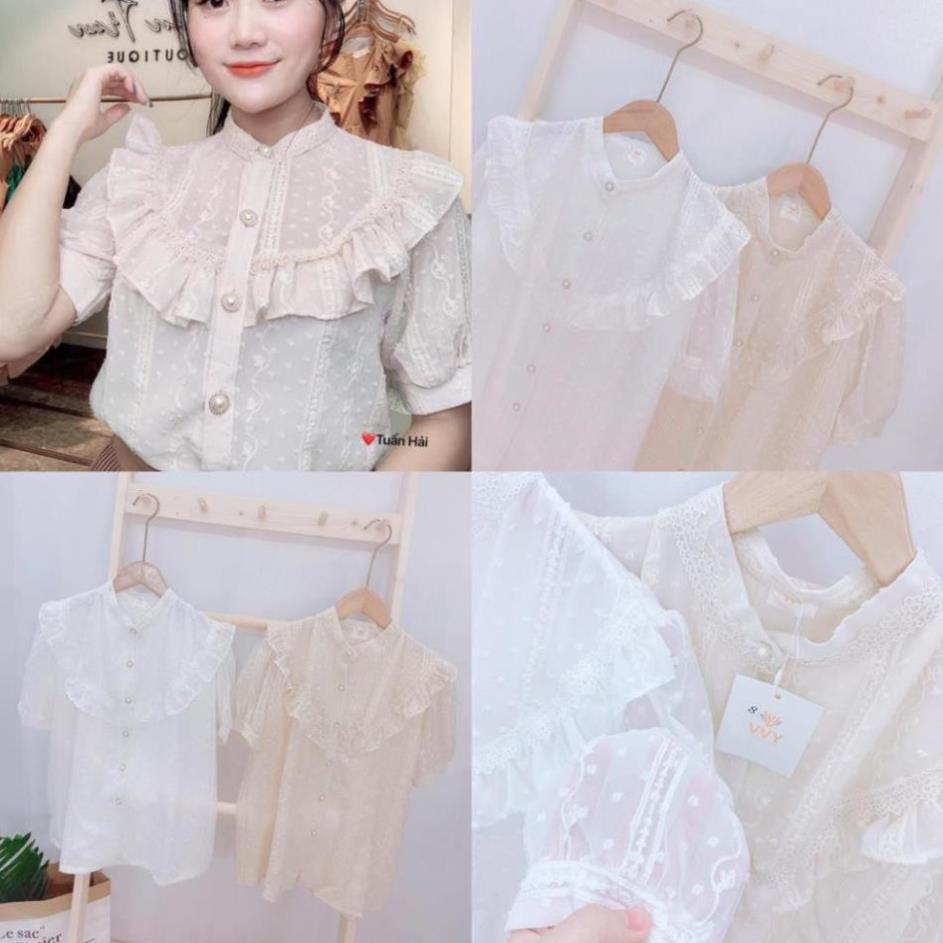 ÁO SƠ MI REN CAO CẤP