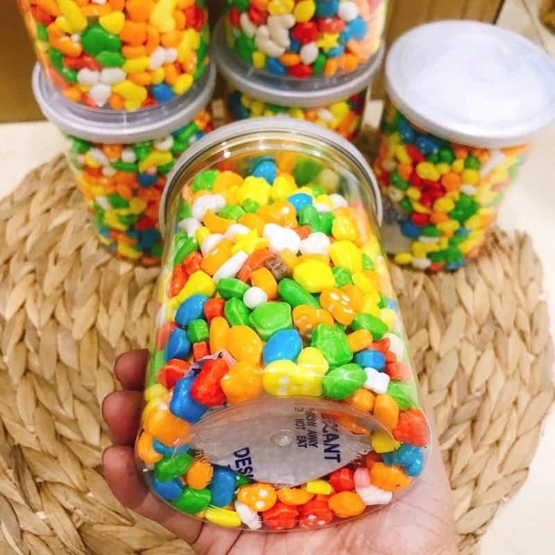 Kẹo C Trái cây đóng lon pét 500gr