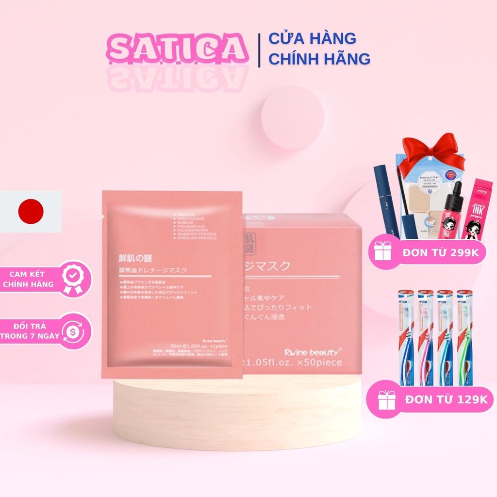 Mặt Nạ Nhau Thai Cừu Dưỡng Da Trắng, Dưỡng Ẩm Chống Lão Hóa Nhật Bản Cao Cấp [HÀNG CHÍNH HÃNG]