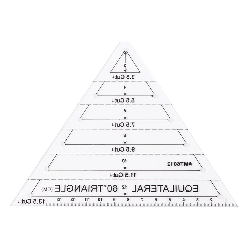 Thước Đo Hình Tam Giác 60 Độ