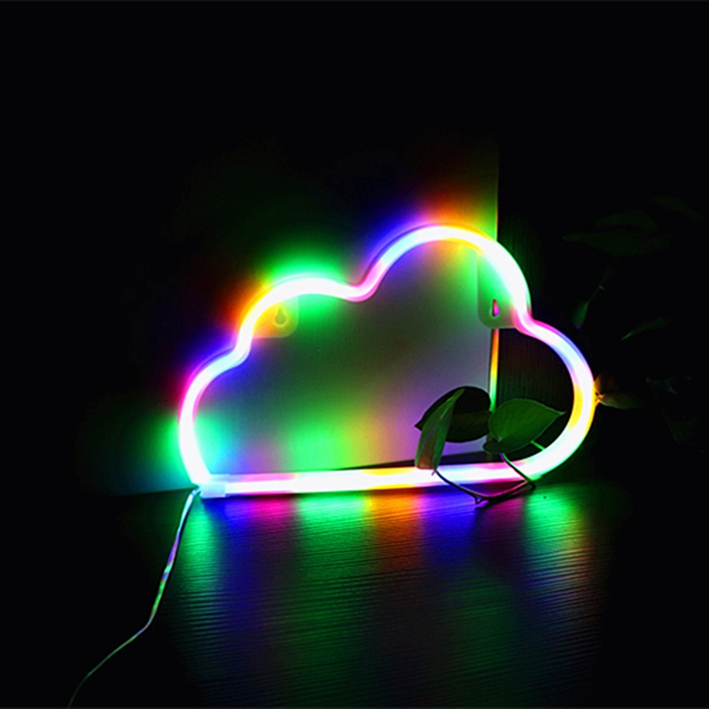 Đèn Led Neon Hình Đám Mây Gắn Tường Trang Trí