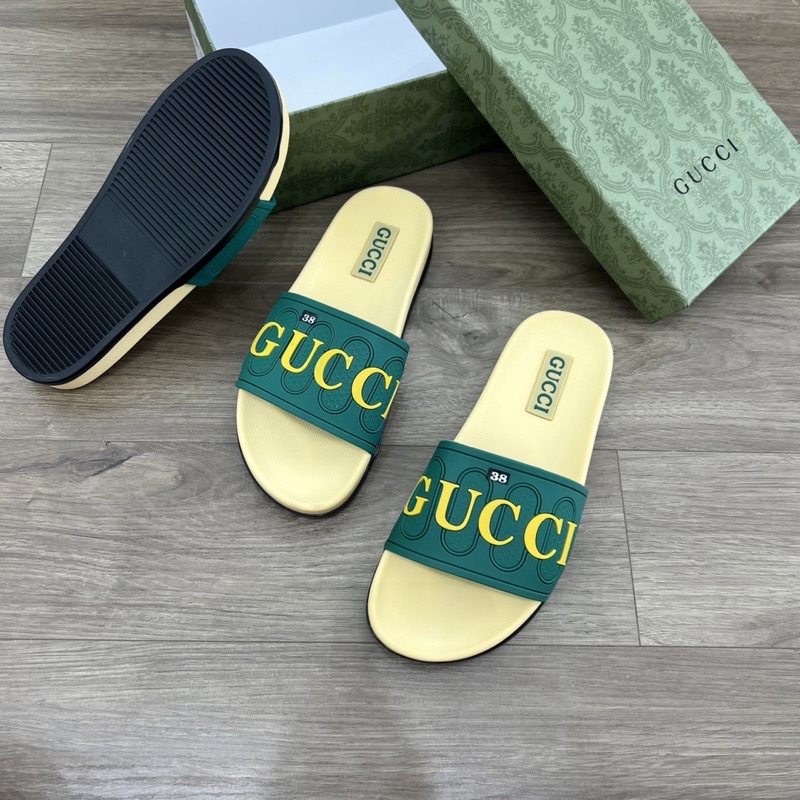 Dép Lê Cao Su GG Nam Quai Đúc Nổi Chữ Cực Nét