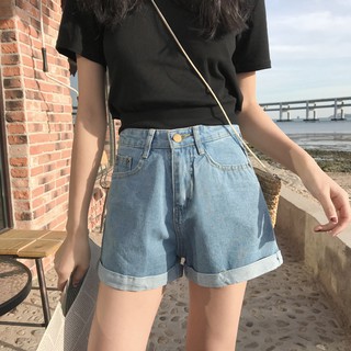 quần short ulzzang quần nữ đẹp short jean jeans soóc bò kiểu dáng hàn quốc cạp lưng cao