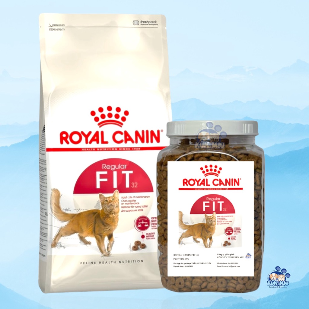 Thức ăn Pháp nhiều đạm dành cho mèo trưởng thành Royal Canin Fit