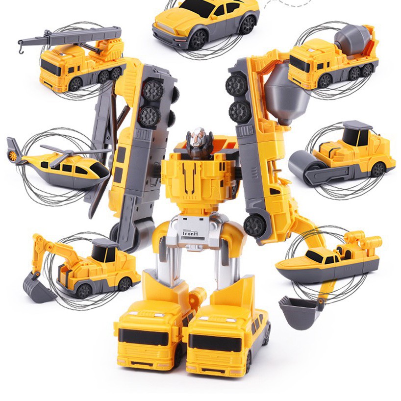 [SIÊU HOT] Bộ nam châm lắp ghép ô tô máy bay robot Cao Cấp 21 chi tiết - Đồ chơi cho bé