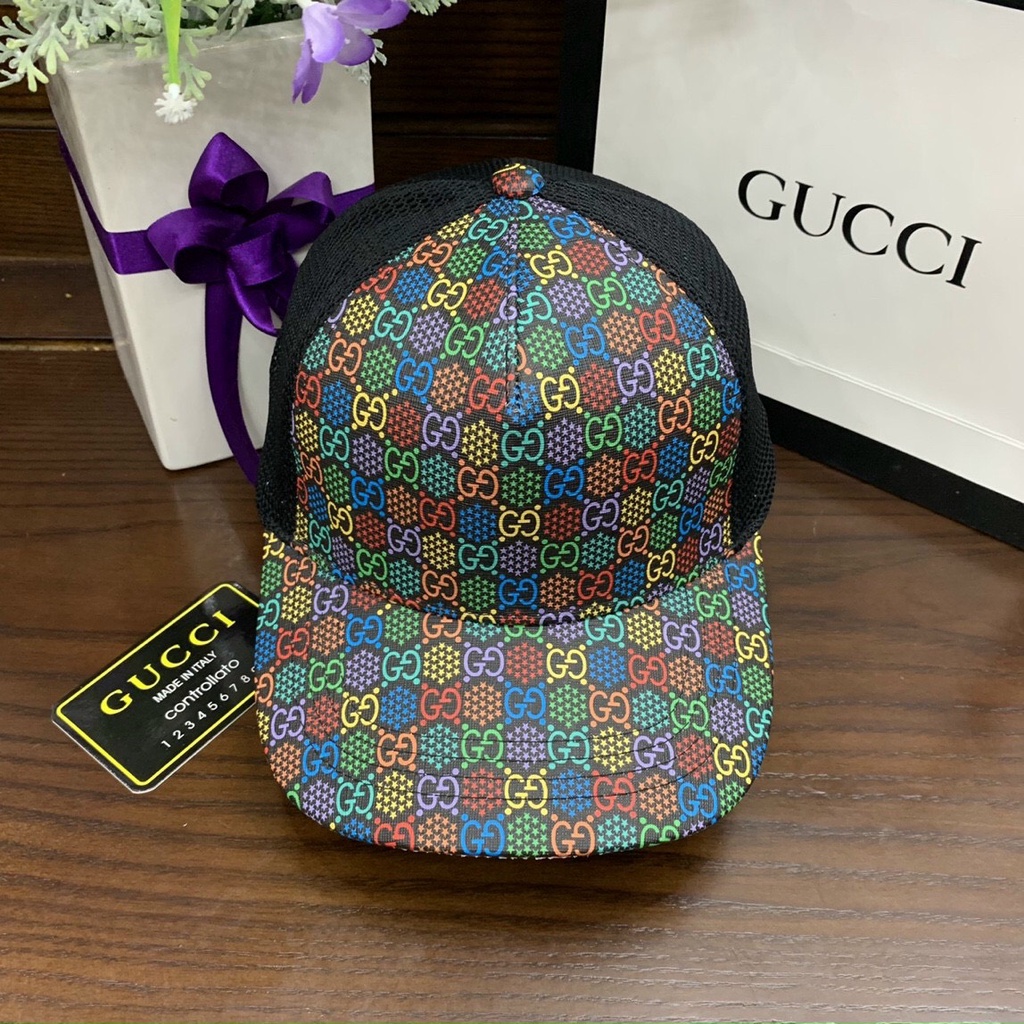 Mũ Lưỡi Trai Gucci 7 Màu Cá Tính,Độc Đáo,Nam Nữ Đội Đẹp, Full Hộp.