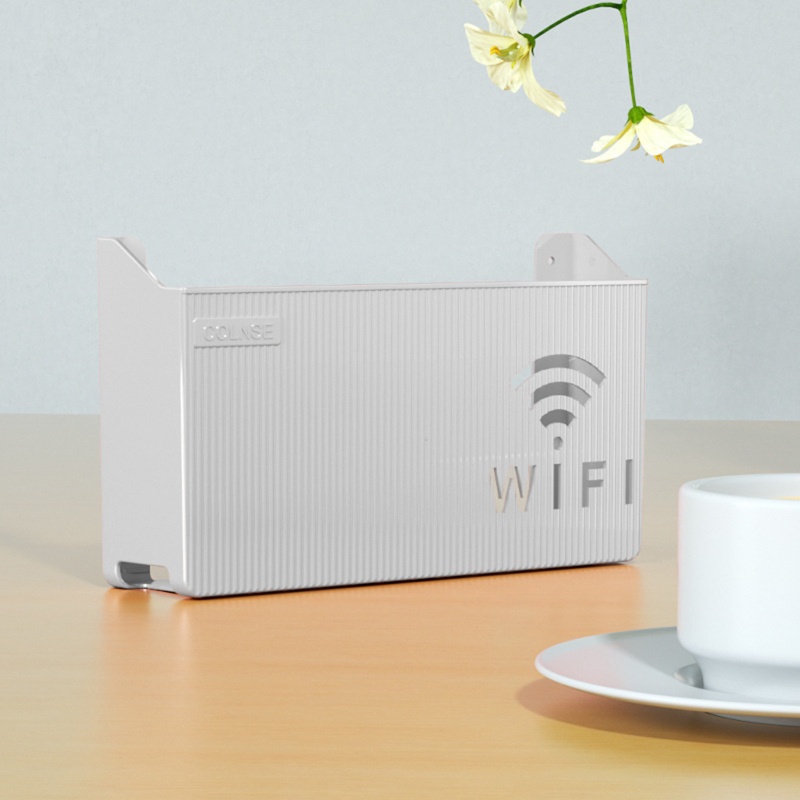 QQ Hộp Đựng Bộ Định Tuyến Wifi Gắn Tường Kèm Dây Cáp Chuyên Dụng Cho Phòng Ngủ/Phòng Khách
