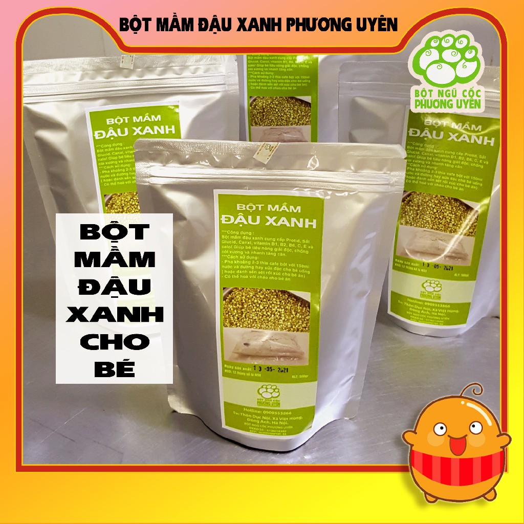 Bột Mầm Đậu Xanh cho bé sản phẩm dinh dưỡng từ thiên nhiên