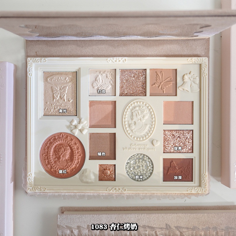 Colorrose Bảng Phấn Mắt Má Hồng Và Bắt Sáng Toàn Diện Màu Trà Sữa