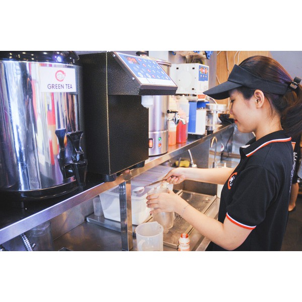Nón phục vụ màu đen nam nữ free size mũ đồng phục nhân viên