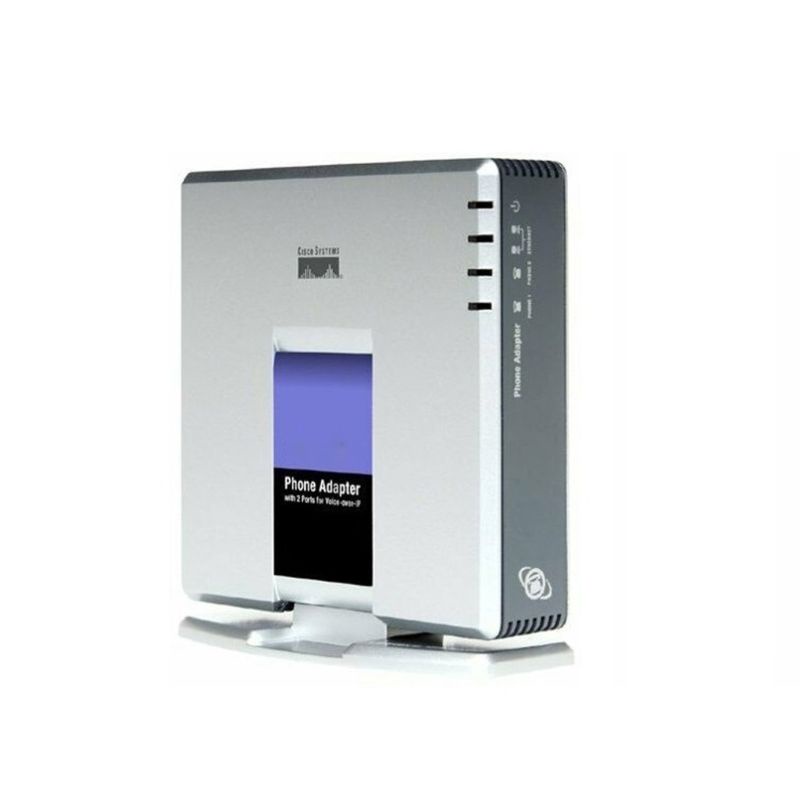 1 Bộ Thiết Bị Chuyển Đổi Giọng Nói VOIP 2 Cổng SIP V2 Protocol Internet Cho Điện Thoại