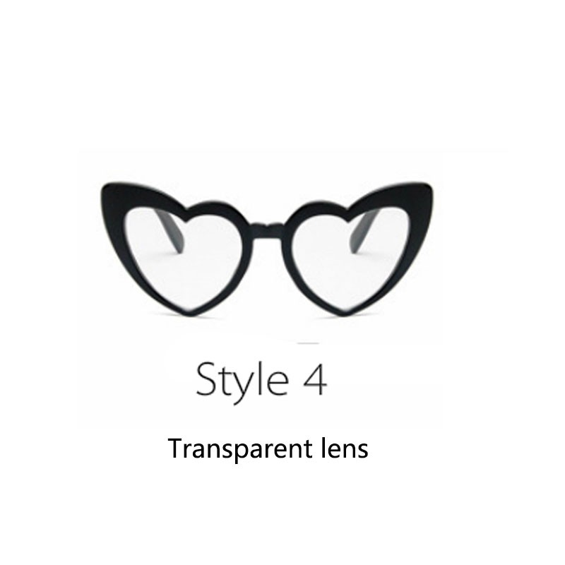 Kính mát chống nắng UV400 hình trái tim hợp thời trang cho nữ