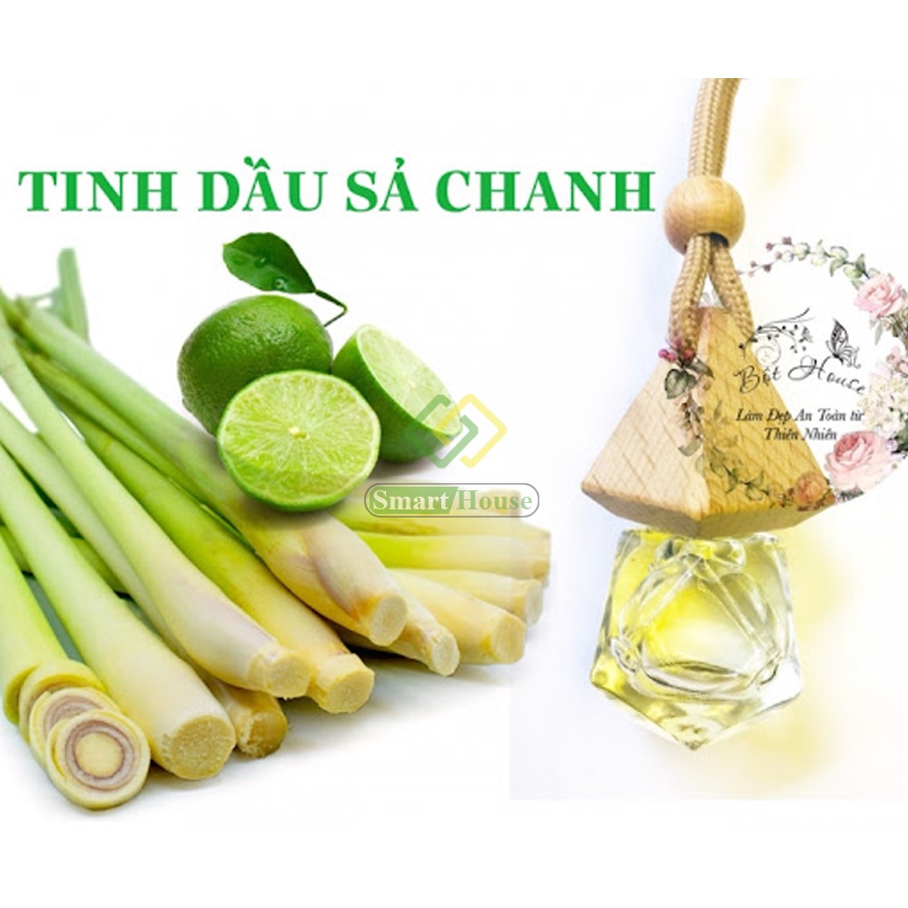 (Bán Rẻ Xin Đánh Giá 5)Tinh Dầu Chanh Xả, Giúp Giảm Căng Thẳng, Khử Mùi, Massage, Chống Say Tàu Xe Smart House