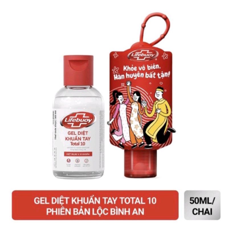 Nước rửa tay Lifebuoy Bảo vệ khỏi vi khuẩn 450gr (Túi) tặng Bình đựng