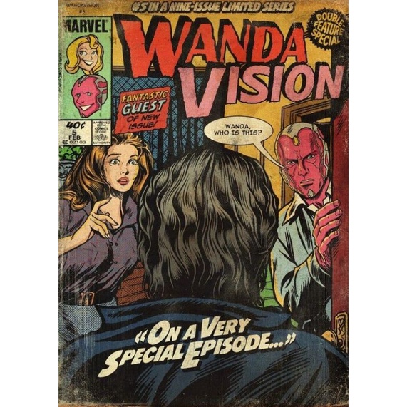 Poster Phim Marvel Khổ A4 Treo Tường Trang Trí