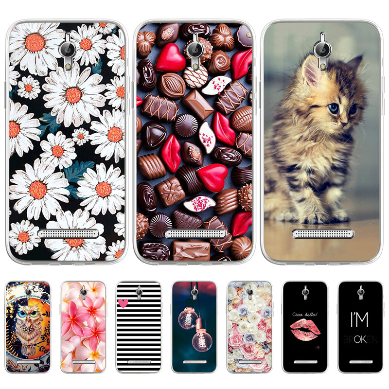 TP-Link Neffos C7 TP910A TP910C TP-Link Neffos Y7 5.5 inch Phone Cases Soft TPU Covers Silicone Cute Printing Shockproof Back Cover