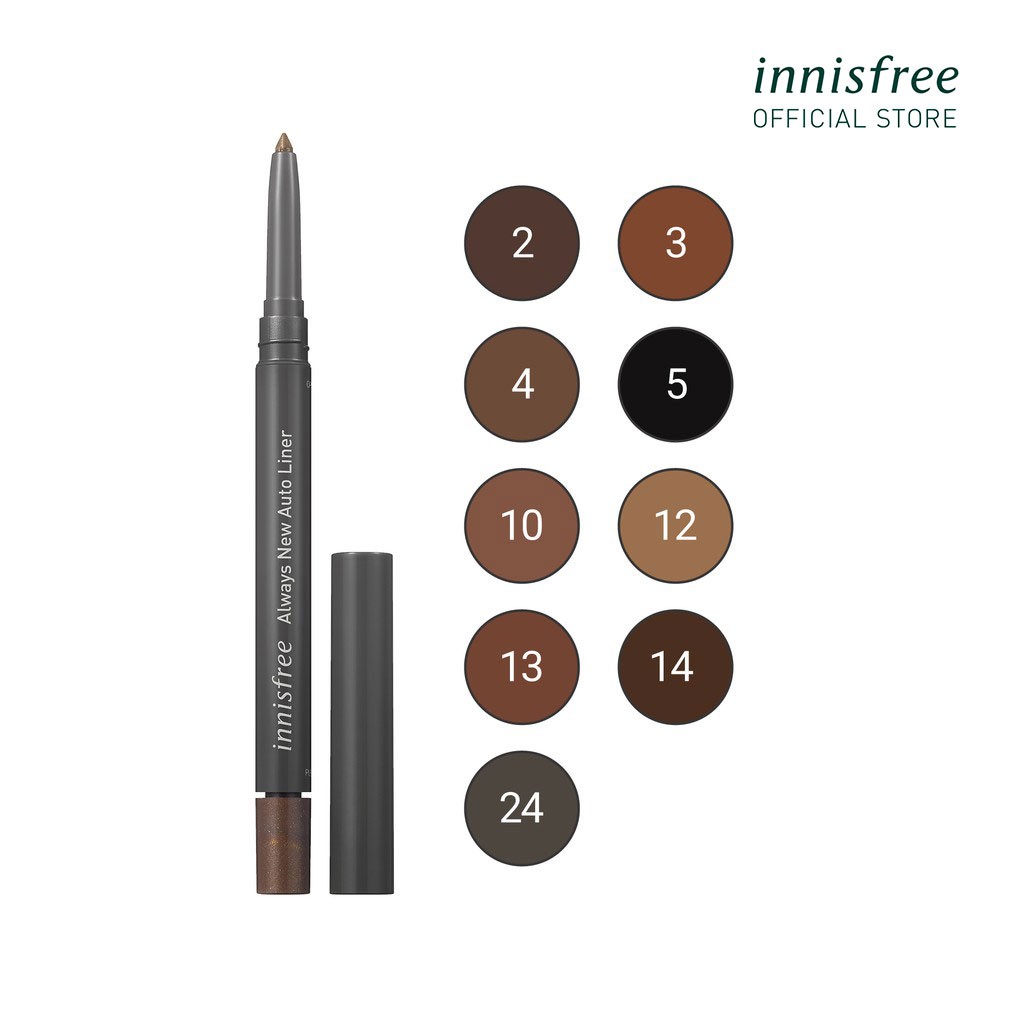 Chì kẻ viền mắt gọt tự động innisfree Always New Auto Liner 0.3g