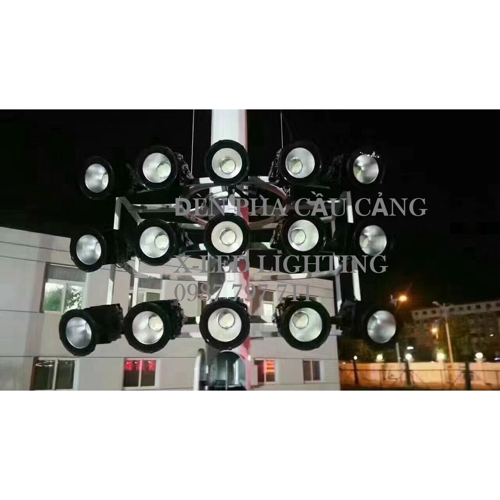 Đèn pha LED Cầu Cảng, cầu tháp, chiếu xa, công suất 400W - 500W