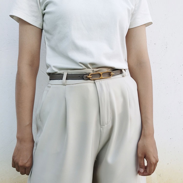Thắt lưng, dây nịt nữ, da thật, khóa kim loại thời trang cao cấp-27