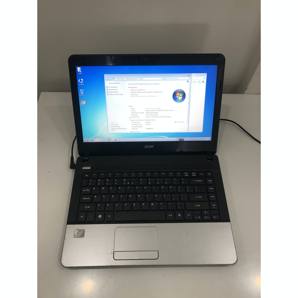 Laptop cũ acer aspire E1-431,i3-3110M,4GB Ram,500GB HDD,14ich
