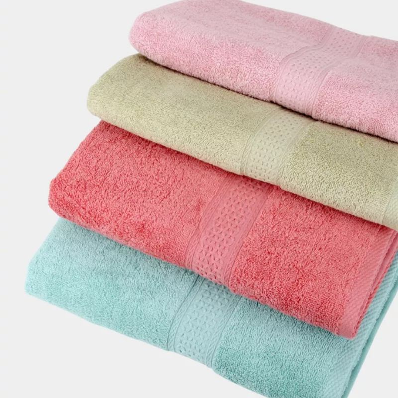 Khăn Tắm Cotton Một Màu Hàng Việt Nam Xuất Khẩu