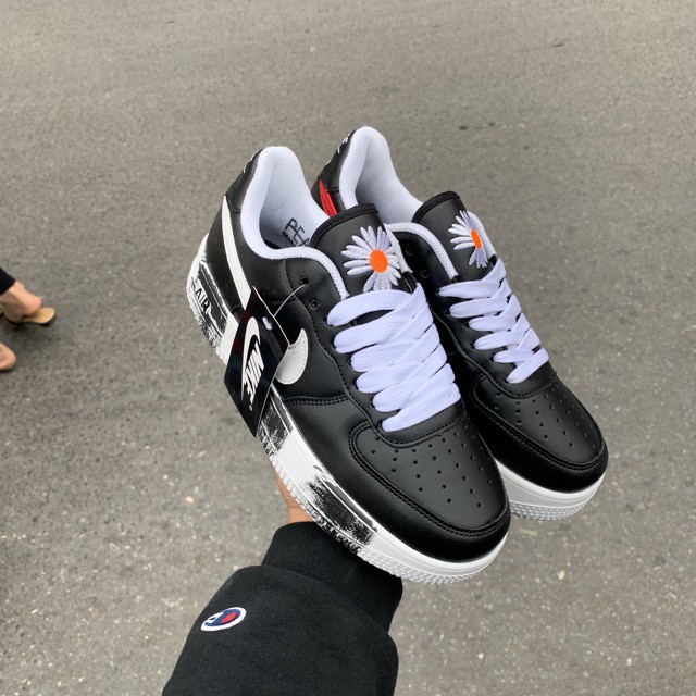 Giầy AF1. đen  hoa cúc hàng 1:1 chất lượng