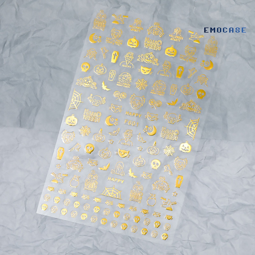 1 Tờ Sticker Dán Móng Tay Chủ Đề Halloween