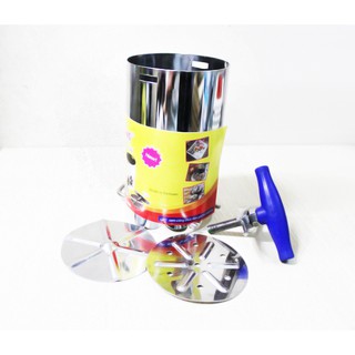 Bộ 2 khuôn làm giò chả inox 1kg thương hiệu dragon