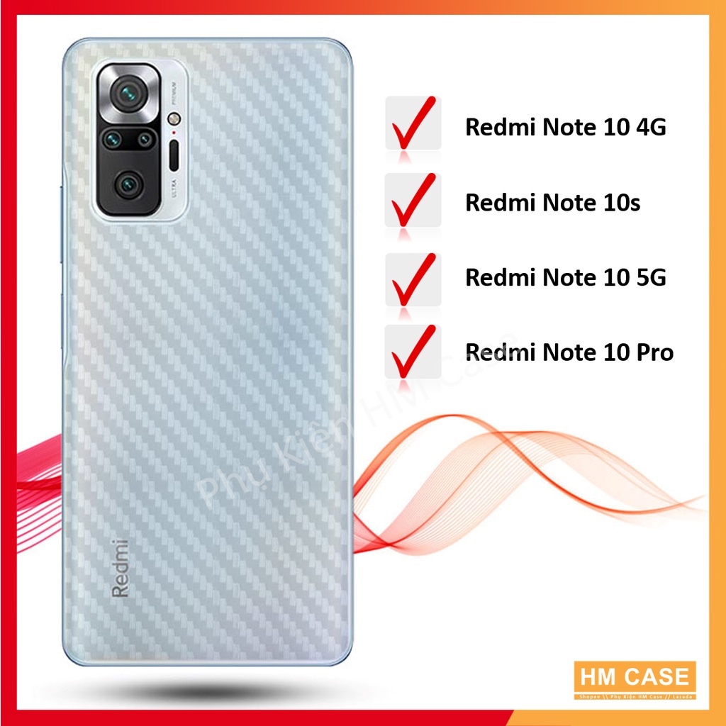 Dán carbon Xiaomi Redmi Note 11 5G / 11 Pro 5G / 11S / Note 10 4G / Note 10S / Note 10 5G / Note 10 Pro