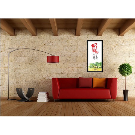 Tranh dán tường Thư pháp Việt chữ Phúc DT-Phuc-182 KT 30 x 60 cm