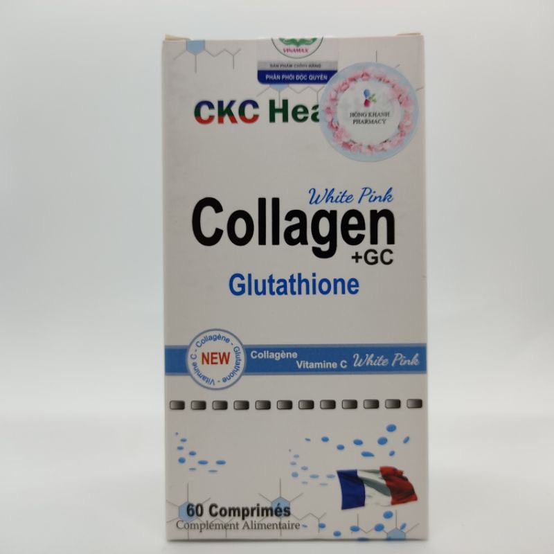 Collagen GC I Hàng chính hãng PhápI Làm đẹp da từ bên trong, trắng da giảm sạm nám, chống lão hóa da.Lọ 60v.thuochieuqua