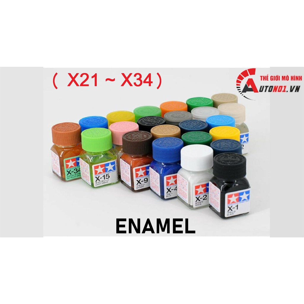 ENAMEL ( X21 ~ X34 ) SƠN MÔ HÌNH 10ML TAMIYA