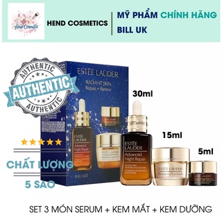 Bộ sản phẩm estee lauder radiant skin repair + renew limited edition