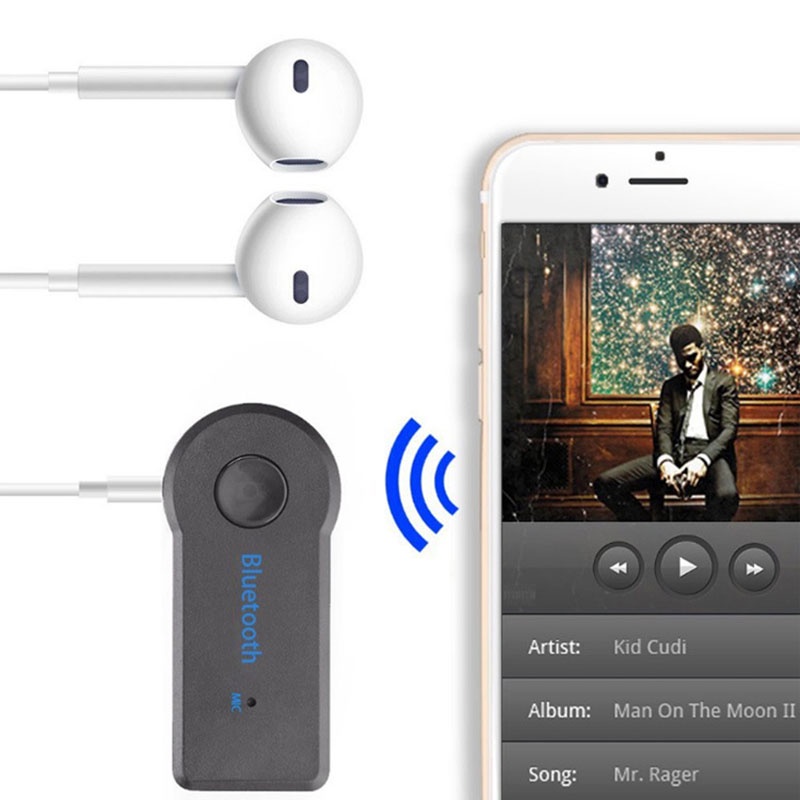 Thiết Bị Nhận Tín Hiệu Bluetooth 5.0 Không Dây 2 Trong 1 Giắc Cắm 3.5Mm Aux A2dp Cho Xe Hơi / Tàu Thuyền