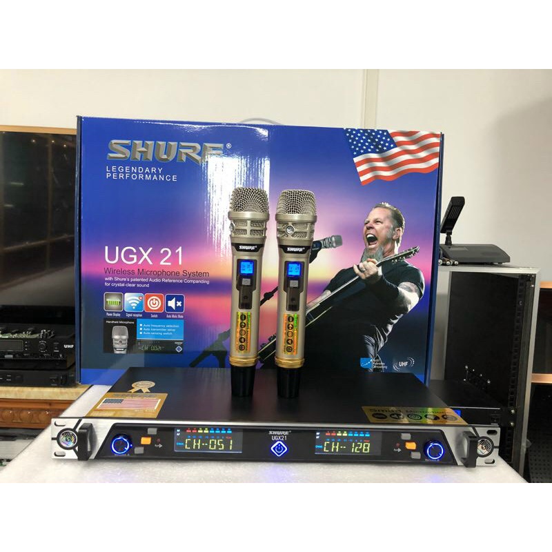 [Mã ELHACE giảm 4% đơn 300K] Micro không dây UGX 21 hàng chuẩn loại 1 Karaoke hay