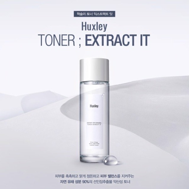 Nước Hoa Hồng Chiết Xuất Xương Rồng Huxley Toner; Extract It 120ml