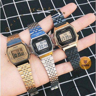 ĐỒNG HỒ UNISEX CASSIO LA680 SILVER CLASSIC XÁCH TAY NHẬT