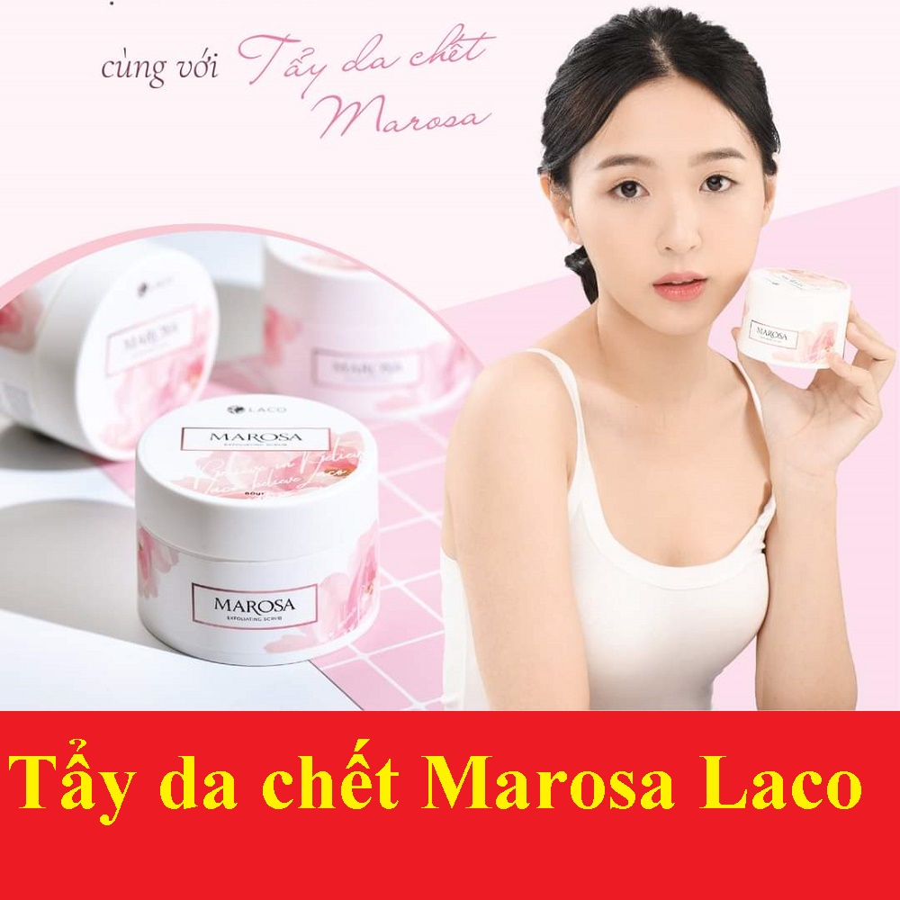 Tẩy Da Chết Marosa Scrub Laco, Làm Sạch Da,Bã Nhờn,Biểu Bì, Tẩy Tế Bào Chết, phục hồi làn da sáng trắng tự nhiên