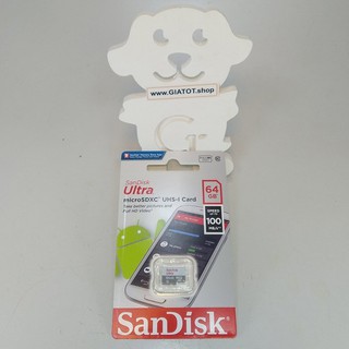Thẻ nhớ 64Gb SanDisk Ultra Class 10 100Mb/s chính hãng