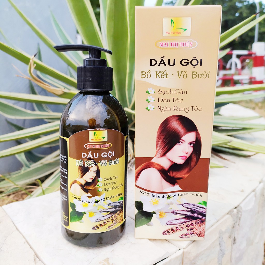 Dầu gội đầu bồ kết kết hợp vỏ bưởi 300ml  Ngăn ngừa rụng tóc, kích thích mọc tóc hiệu quả