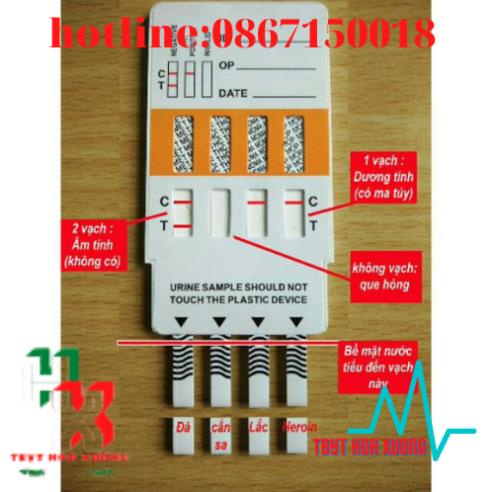 Que Thử 4 Chân Tại Nhà - Que Thử Ma Túy Các Chất Gây Ngiện Test Nhanh Nước Tiểu