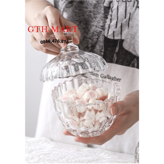 Hũ Thủy Tinh 1055 Pha Lê Đựng Kẹo Mứt-GTH Mart | BigBuy360 - bigbuy360.vn