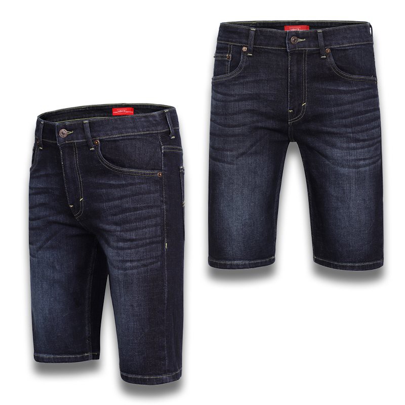 Quần Short Jean Nam Phom Xuông Thoitrang24h Wash Bạc Không Co Dãn Bền Màu Không Bị Ra Màu Khi Giặt Tẩy