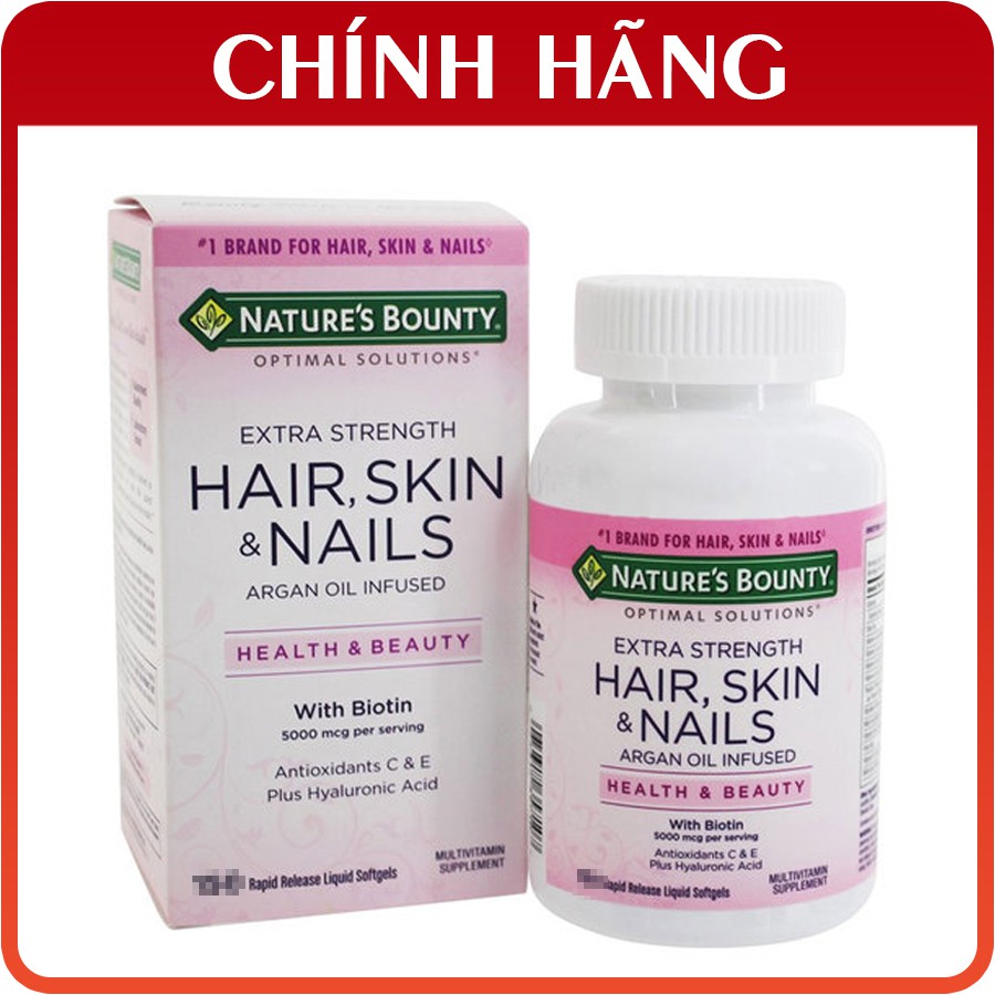 Viên Uống Làm Đẹp Da Móng Tóc Hair Skin & Nail Nature’s Bounty | BigBuy360 - bigbuy360.vn