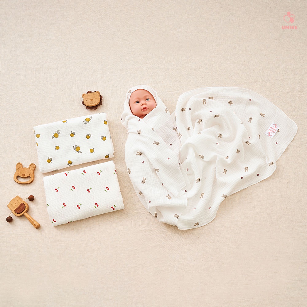 Khăn Đa Năng Organic Nhăn Umibe Siêu Mềm Mại