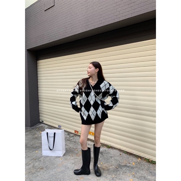 Áo len hoạ tiết