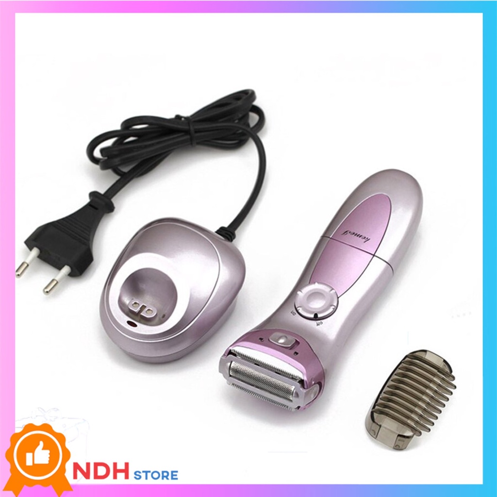 MÁY CẠO LÔNG TOÀN THÂN ĐA NĂNG KM-200A [Máy tẩy lông, cạo lông nách, tẩy lông bikini, cạo lông tay, chân..]