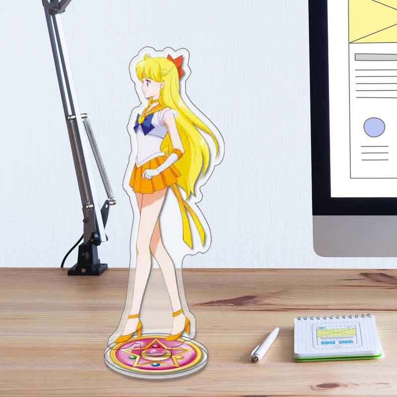 Sailor Moon Móc Khóa Hình Thủy Thủ Mặt Trăng Dễ Thương Dùng Trang Trí