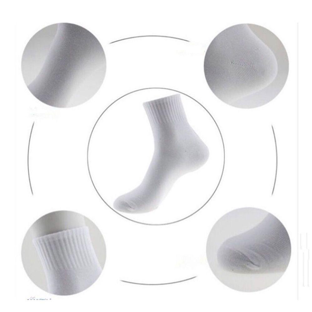 Set 5 Đôi Vớ Thể Thao Bằng Vải Cotton Mềm Mại Dành Cho Luyện Tập Bóng Rổ / Bóng Đá