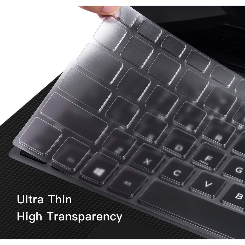 Miếng Phủ Bảo Vệ Bàn Phím Dell XPS 15 7590 9570 9560 9550 15.6,... Nhựa TPU Cao Cấp